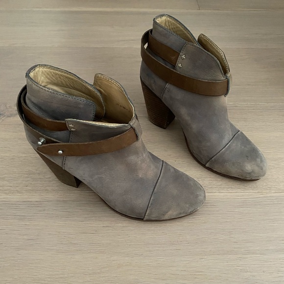 Rag and Bone grey suede booties - Picture 2 of 5